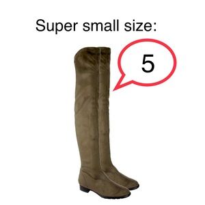 ⭐️HOST PICK⭐ RON WHITE Rapisardi Over-the-Knee Stretch Boot Antelope Eco Leather